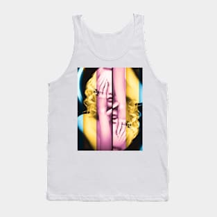 Colorful Mirror Girl Tank Top